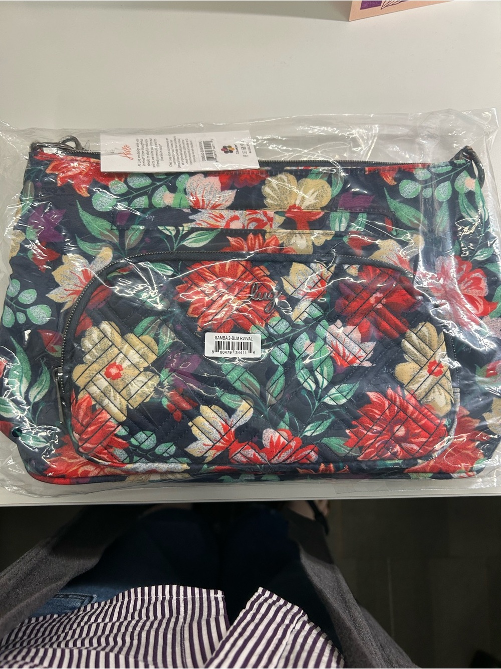 Lug Samba 2 Quilted Floral Crossbody Bag - Bloom Revival NIP